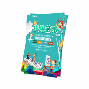 Custom Commercial leaflet printing folding instruction advertising leaflet design