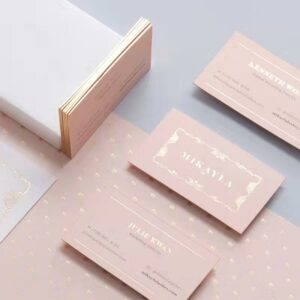 High Quality Custom Luxury Gold Foil Logo Printing Business Cards