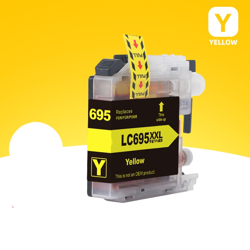 SKU-04-LC695XL-Y黄色【大容量2400页】染料墨水-不
