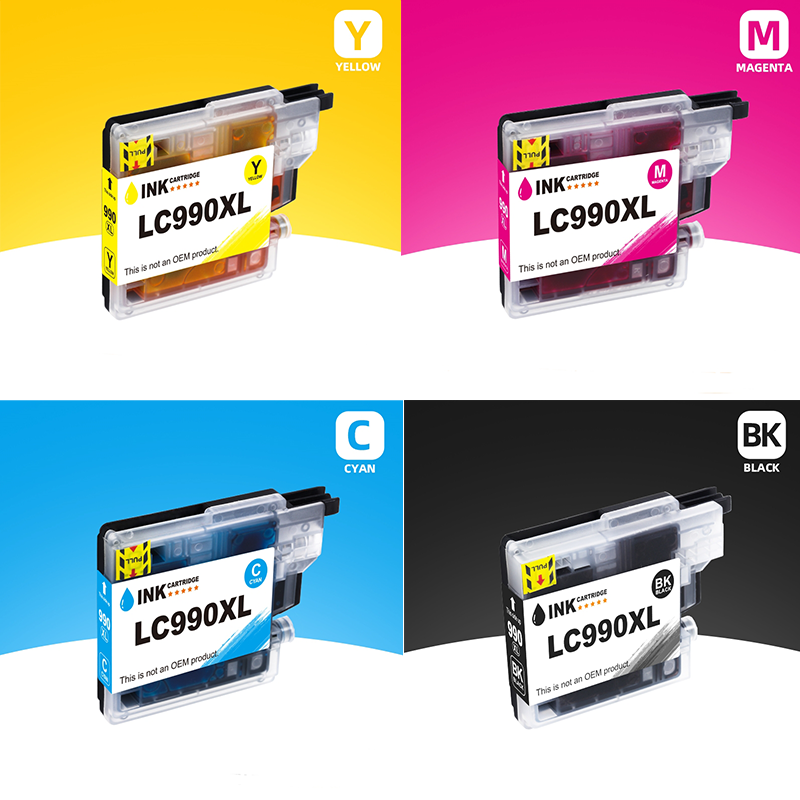 LC38 LC39 LC67 LC975 LC990 Color Compatible Printer Ink Cartridge for Brother MFC-5890CN MFC-5895CW MFC-6890CDW